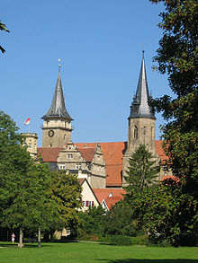 Collegiate Church and Castle (view from the Allmand) 